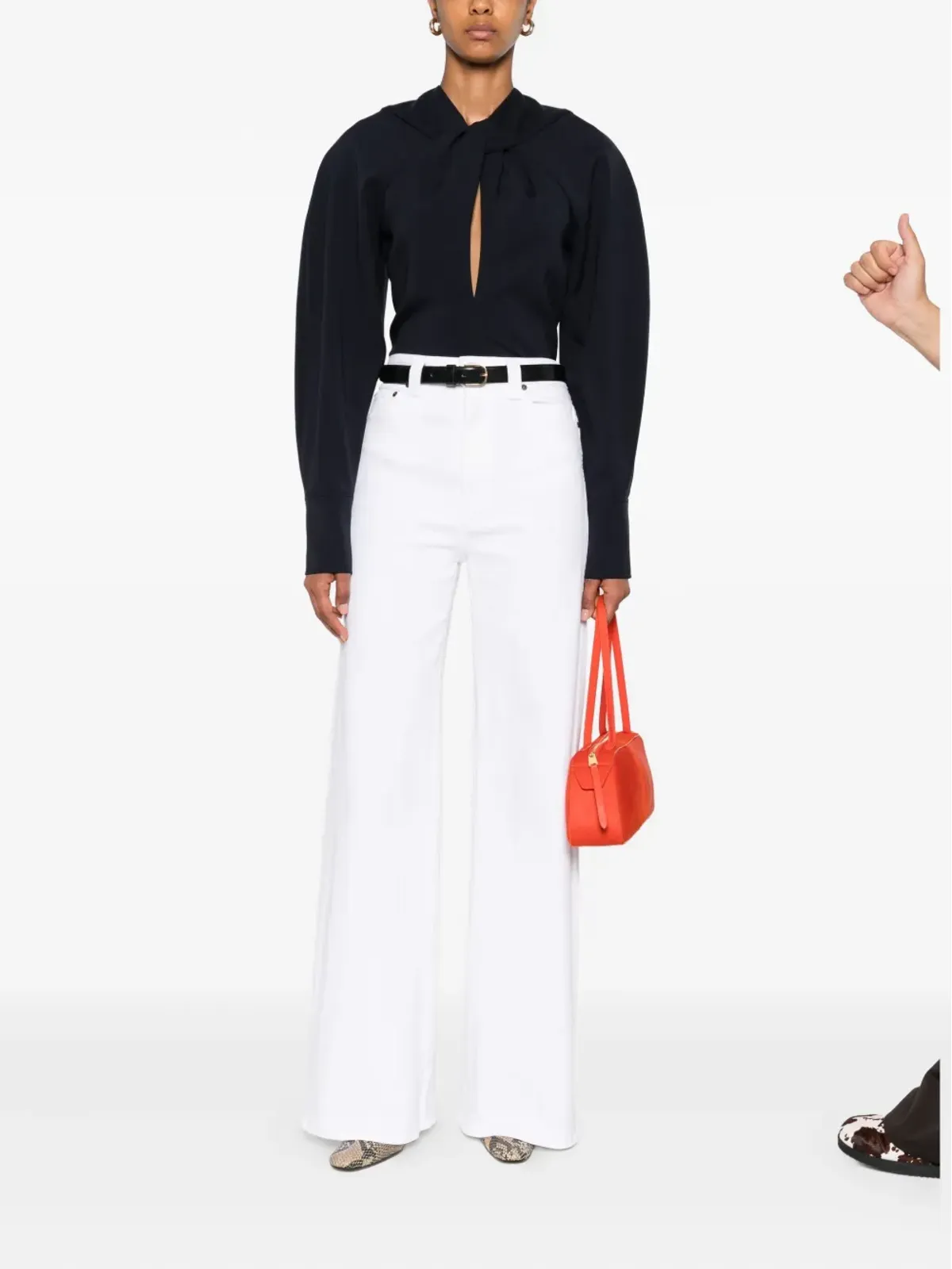 Victoria Beckham 長袖ブラウス - ブルー - 画像2