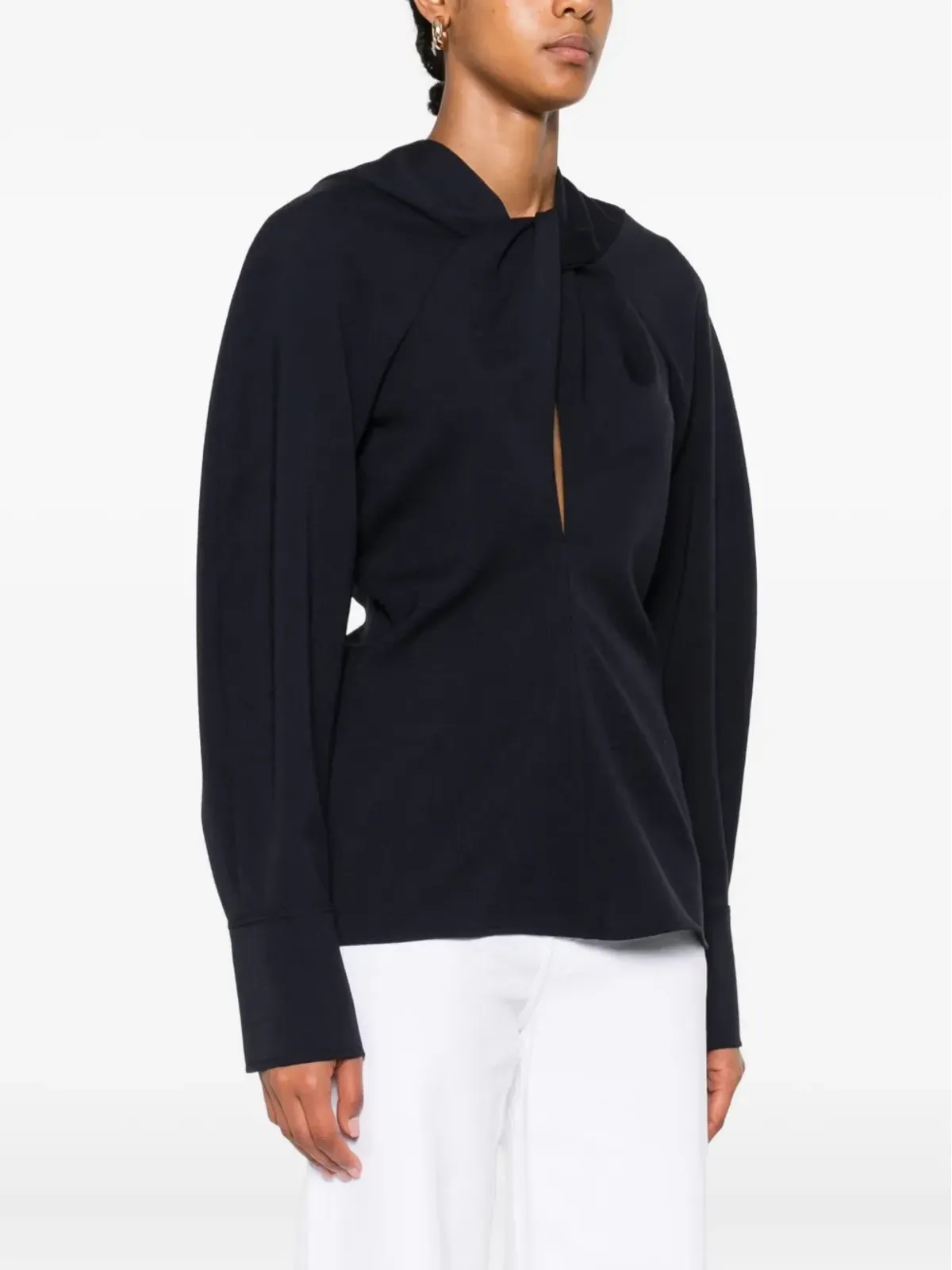 Victoria Beckham 長袖ブラウス - ブルー - 画像3