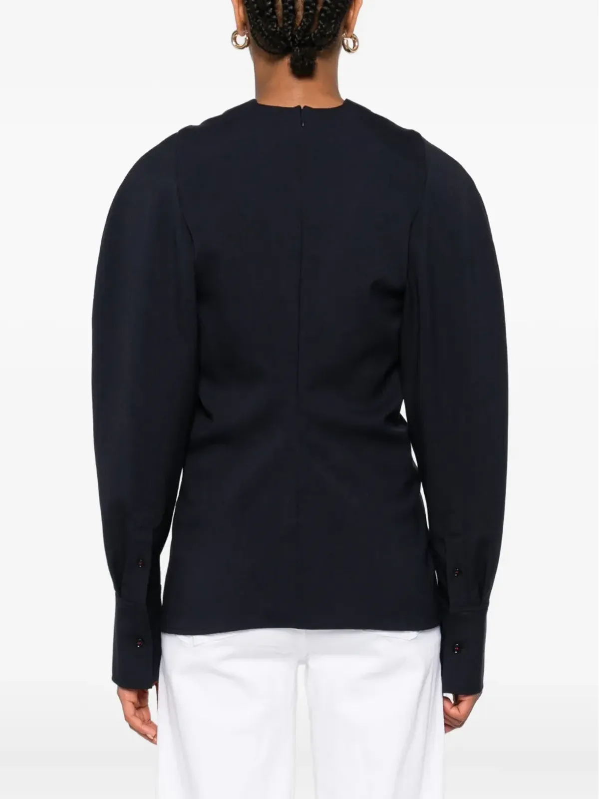 Victoria Beckham 長袖ブラウス - ブルー - 画像4