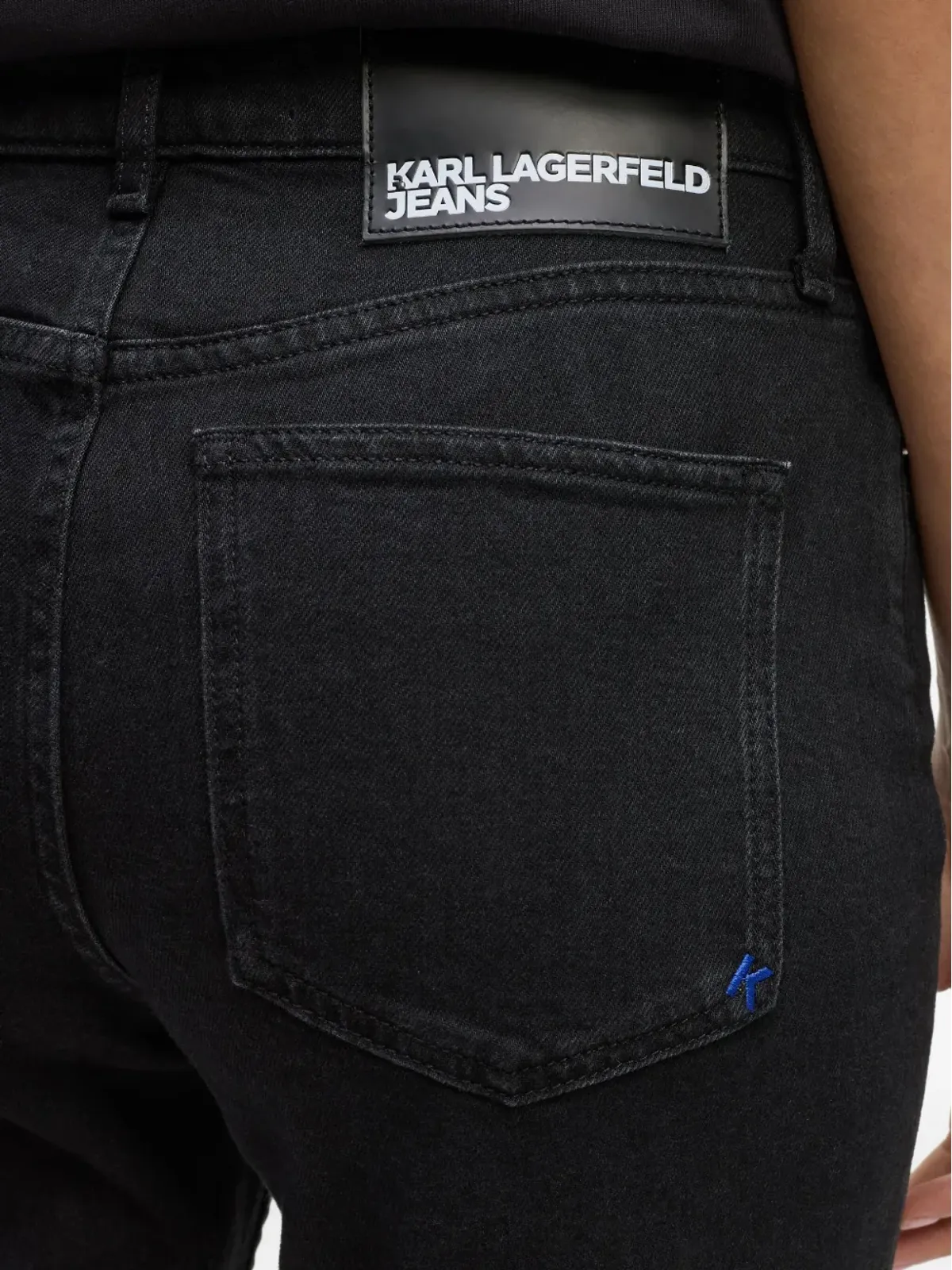 Karl Lagerfeld Jeans コットン・マムジーンズ - Black - 画像4