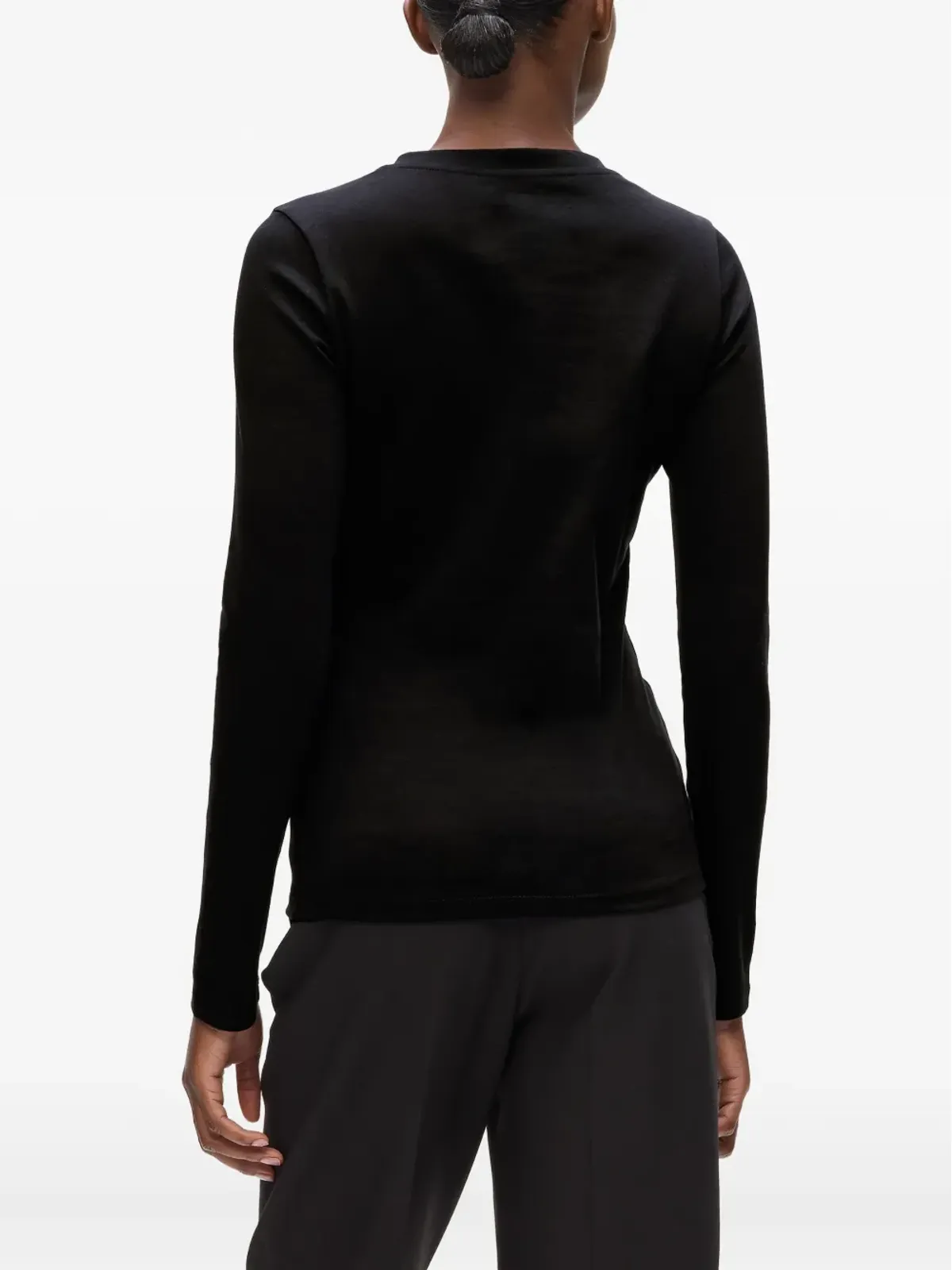 Karl Lagerfeld ボタン付き長袖トップ - 画像4