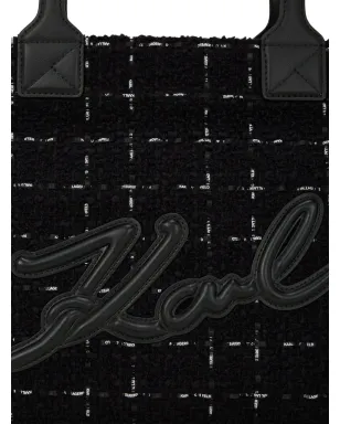 Karl Lagerfeld ブークレ織りトートバッグ - サムネイル5