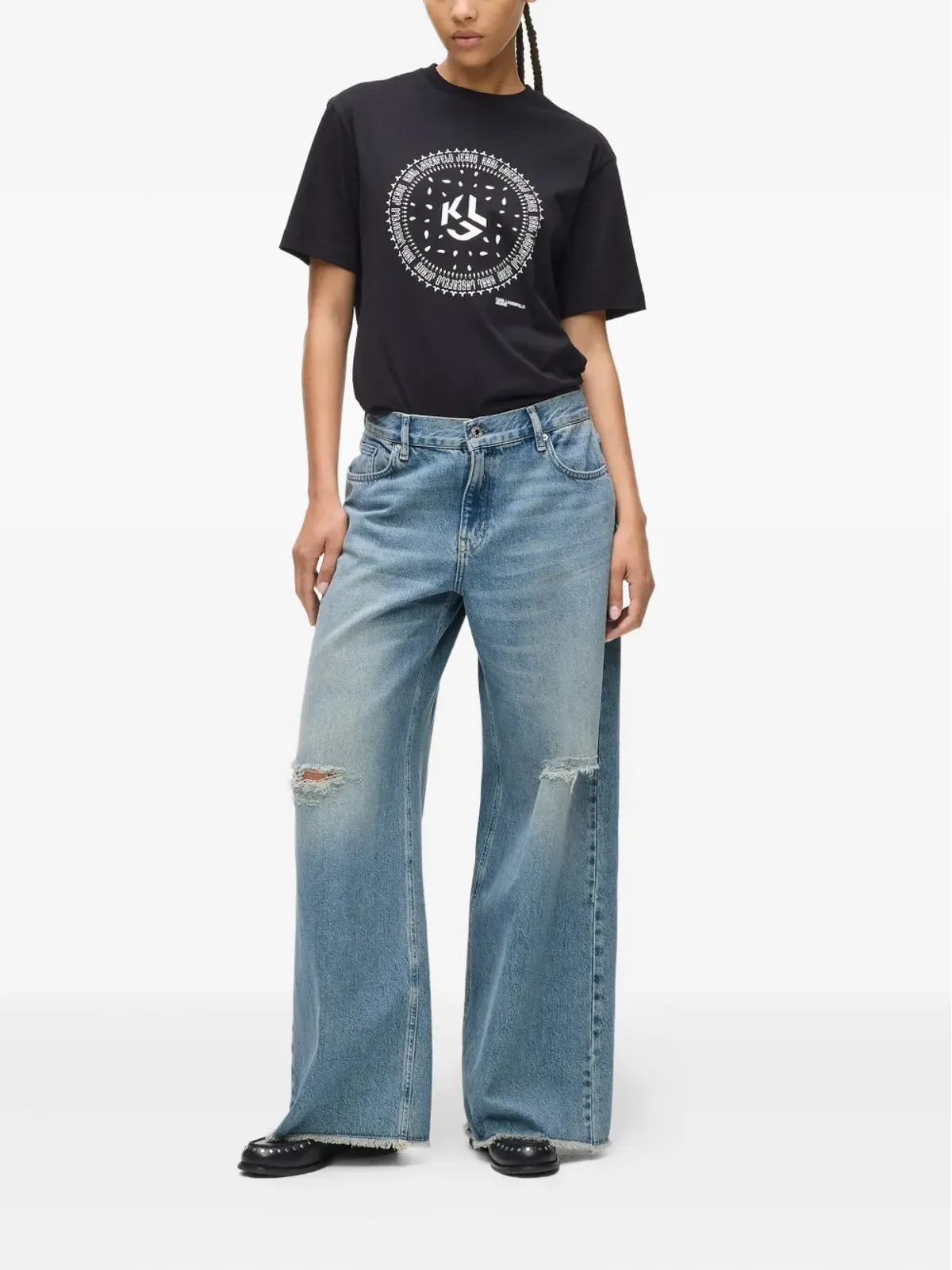 Karl Lagerfeld Jeans フレイドジーンズ - 画像2
