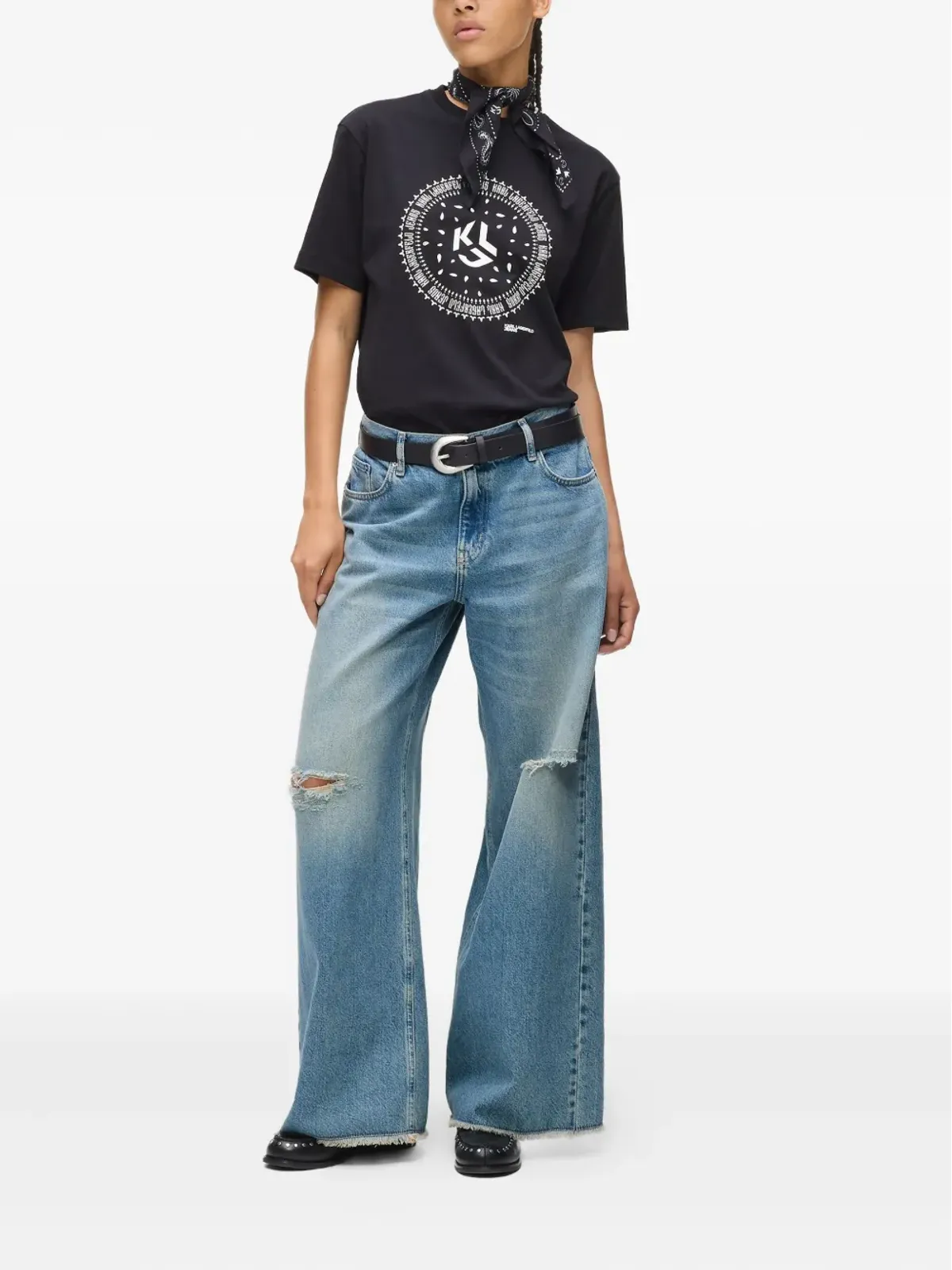 Karl Lagerfeld Jeans フレイドジーンズ - 画像3