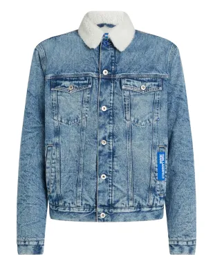 Karl Lagerfeld Jeans シアリングカラー デニムジャケット - サムネイル1
