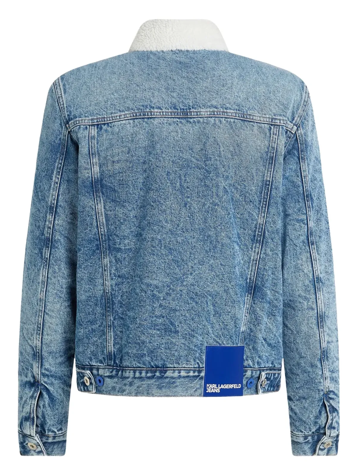 Karl Lagerfeld Jeans シアリングカラー デニムジャケット - 画像5