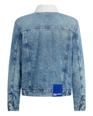 Karl Lagerfeld Jeans シアリングカラー デニムジャケット - サムネイル5