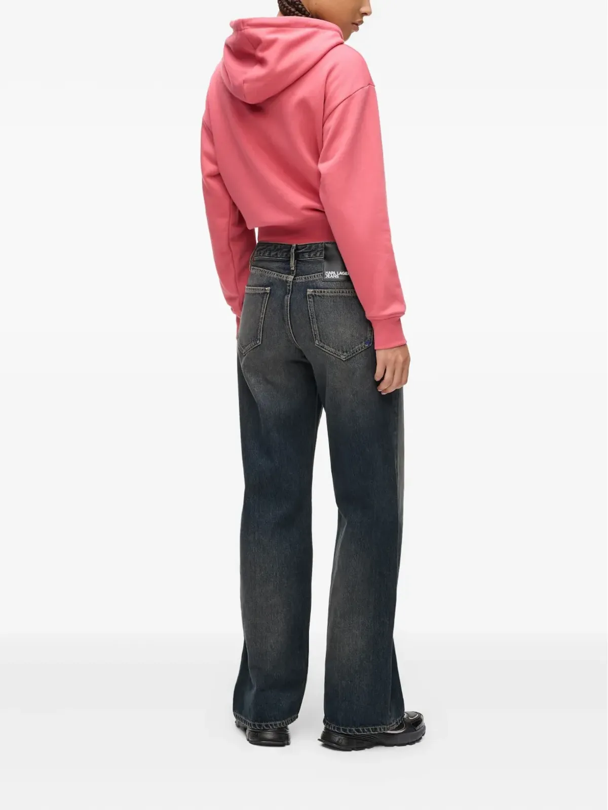 Karl Lagerfeld Jeans ロゴパッチジーンズ - 画像3