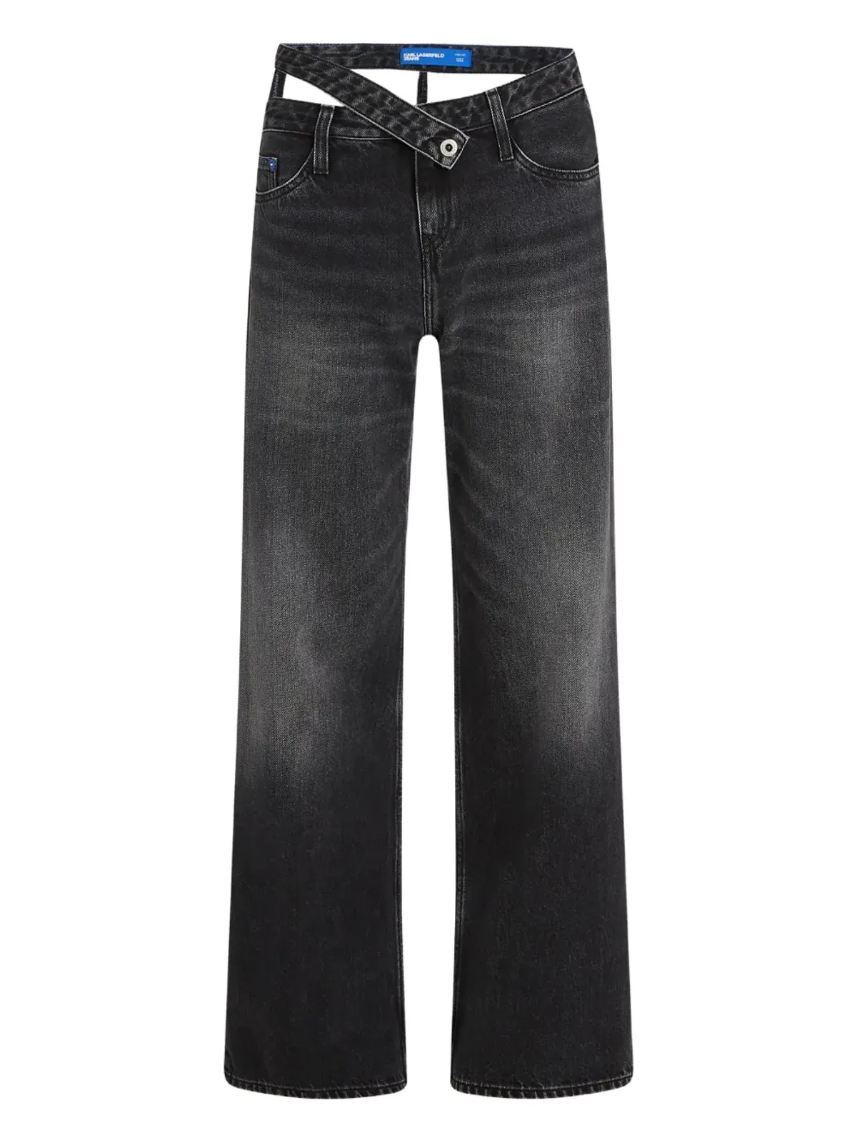 Karl Lagerfeld Jeans カットアウトウェスト リラックスジーンズ - 画像1