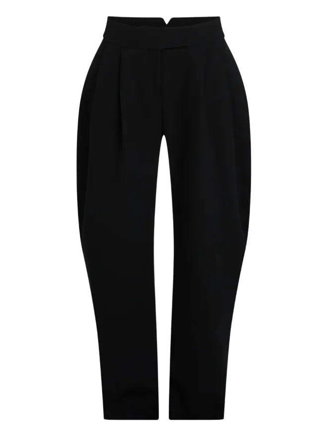 Karl Lagerfeld Karl Lagerfeld Karl Studio ワイドレッグ ハイウエスト ボリュームパンツ ブラックの商品画像