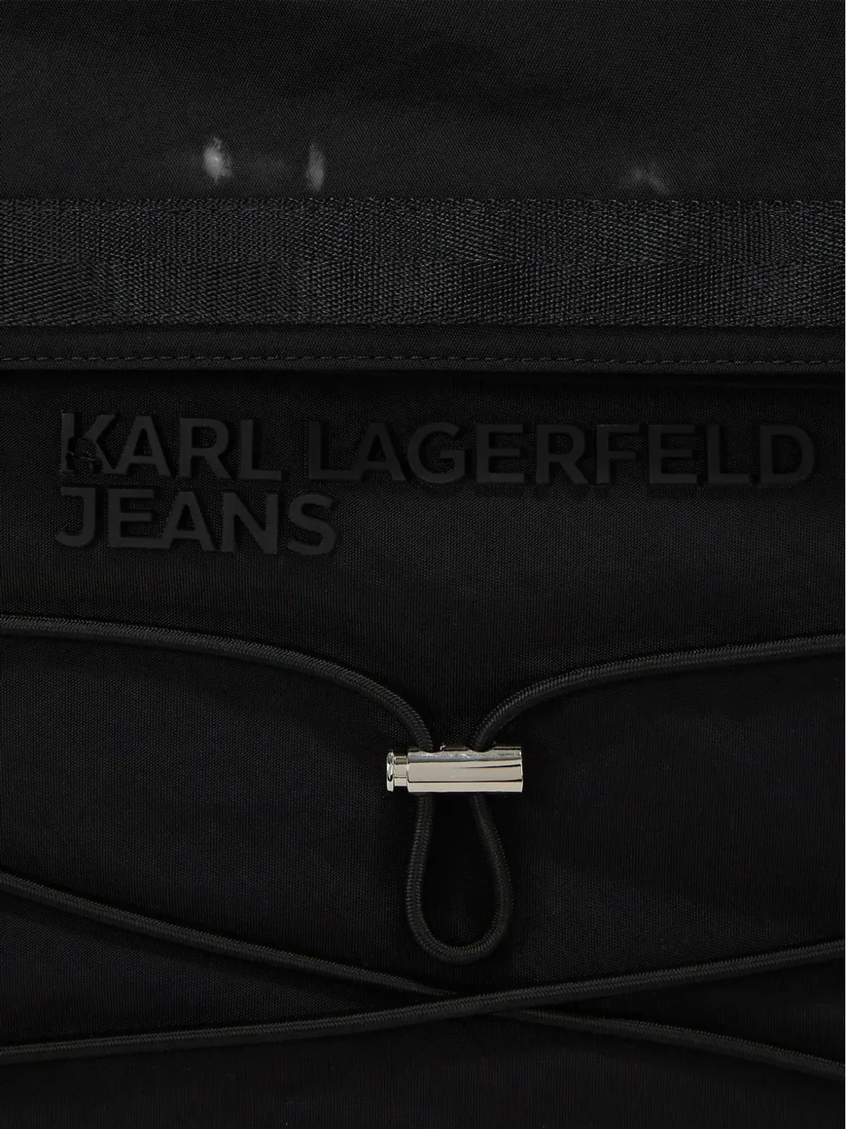 Karl Lagerfeld Jeans ユーティリティ ロールトップ ドローストリングバックパック - 画像4