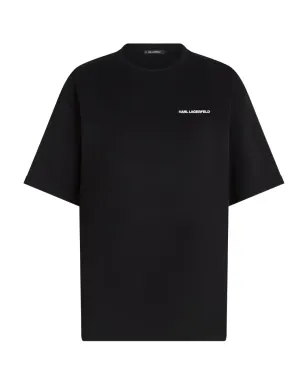 Karl Lagerfeld カール・ラガーフェルド エクスクルーシブ Karl Told Meプリント コットンTシャツ - サムネイル1