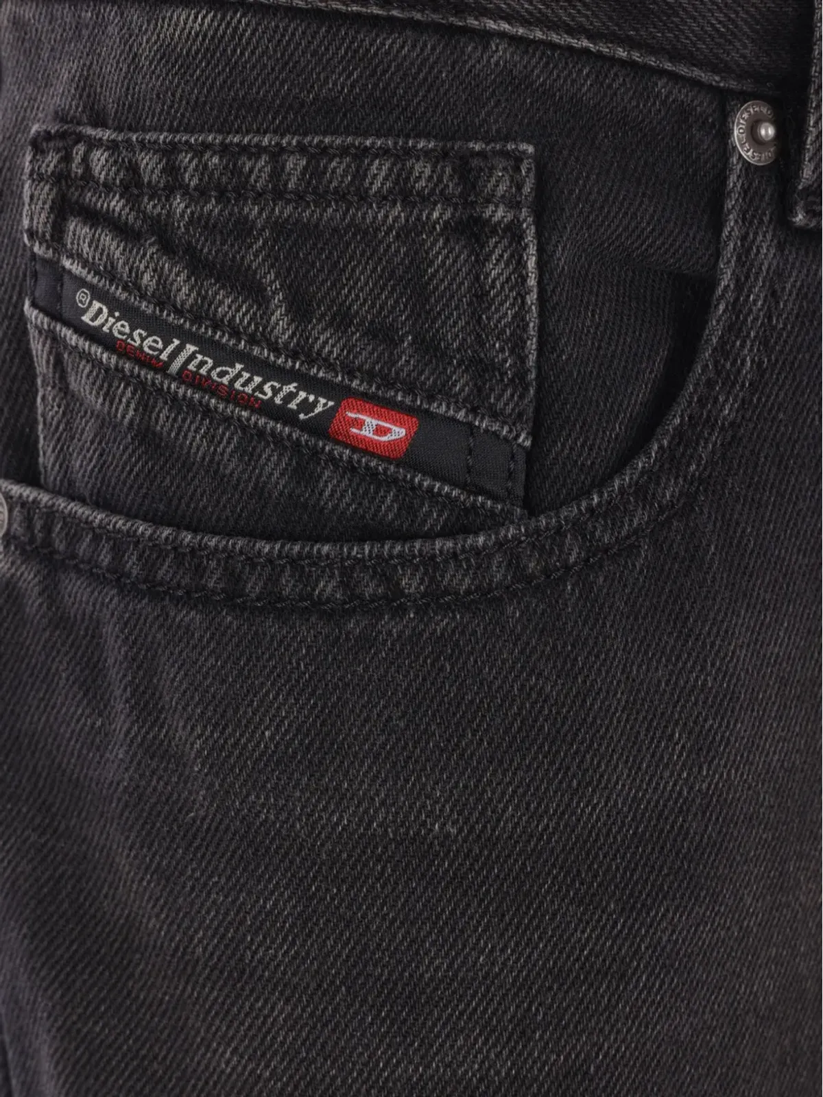 Diesel ロゴパッチジーンズ - 画像3