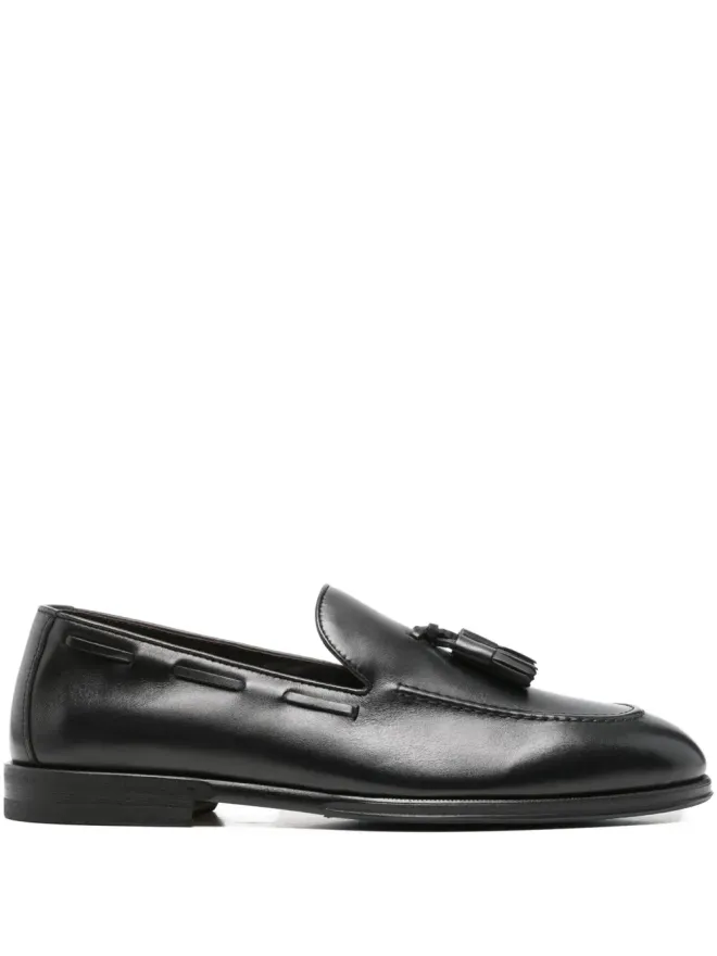 Henderson Baracco Henderson Baracco タッセルディテール ローファー - ブラックの商品画像