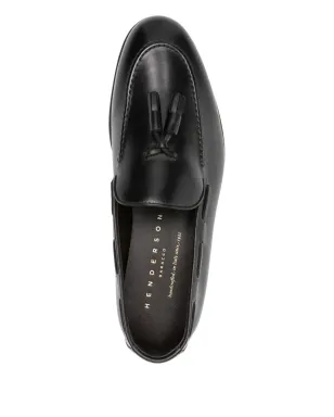 Henderson Baracco タッセルディテール ローファー - ブラック - サムネイル4