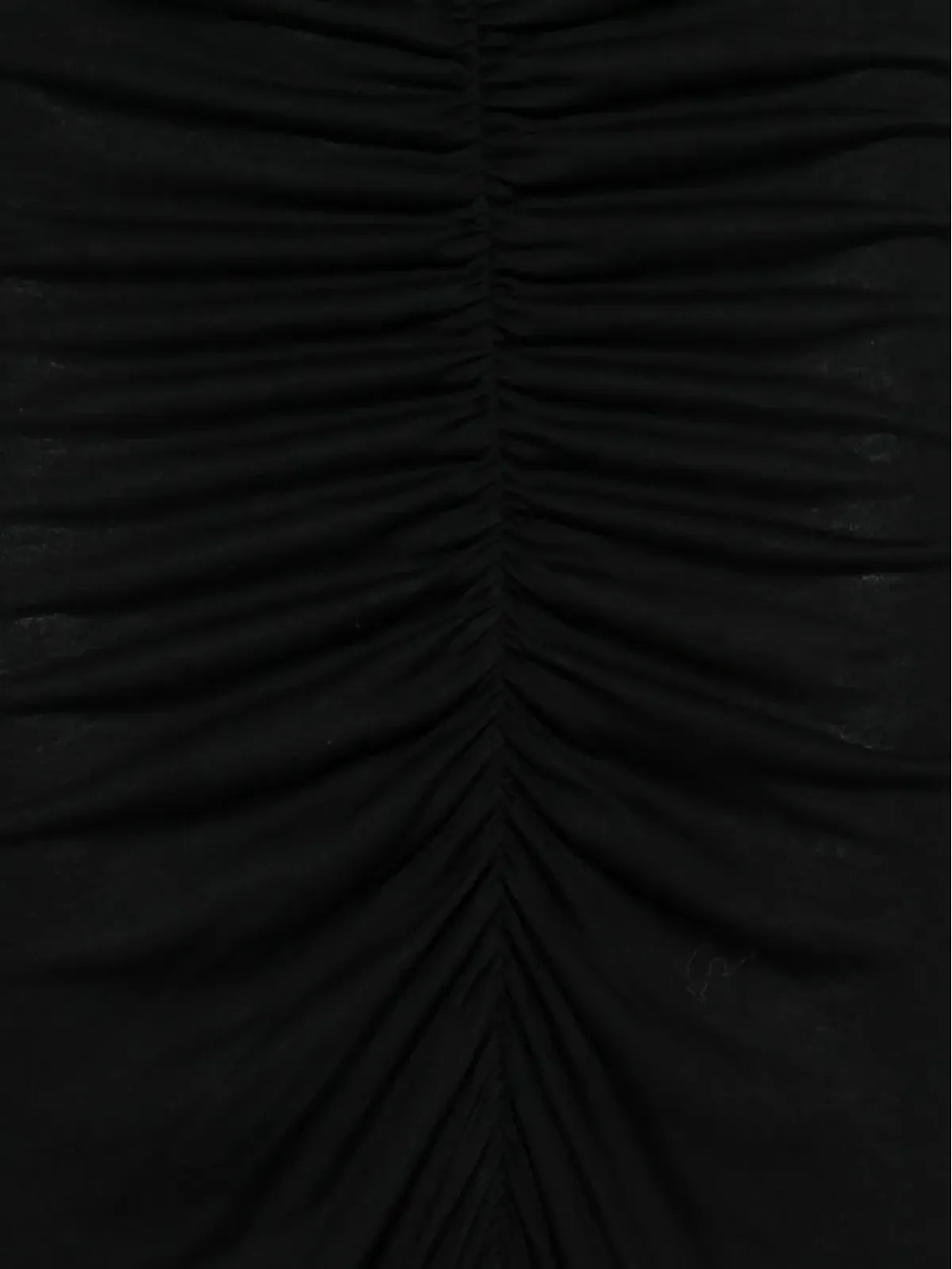 Rick Owens Lilies ギャザー入りミディスカート - 画像3