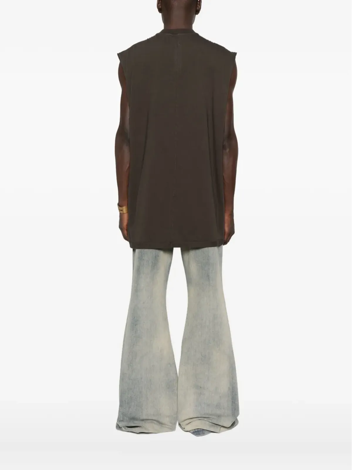 Rick Owens DRKSHDW ローエッジ ノースリーブ Tシャツ - 画像3