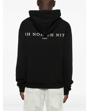 Ih Nom Uh Nit バラクラバ柄コットンフーディ - サムネイル4