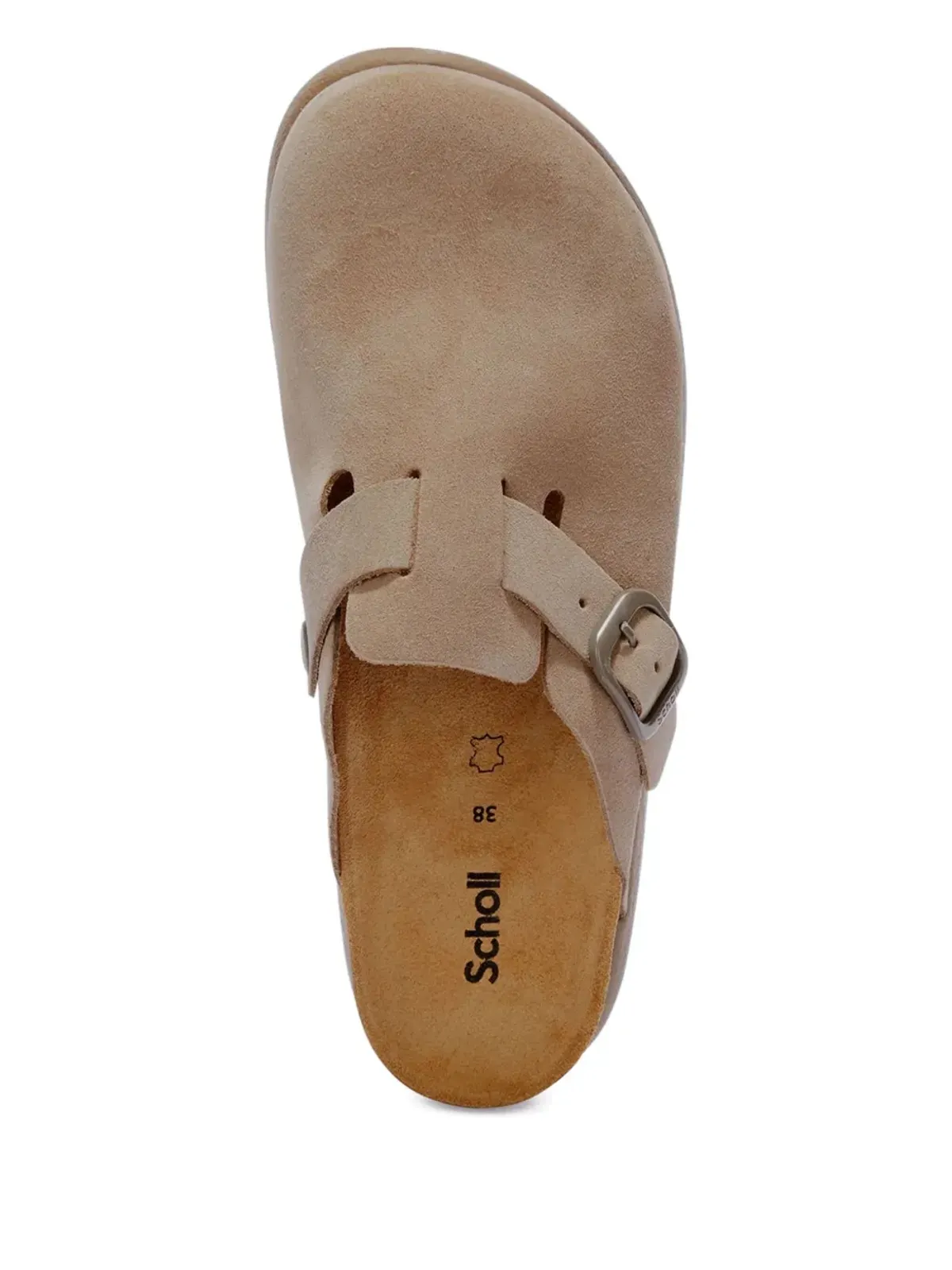Scholl Fae バックル付きスエードミュール - 画像4