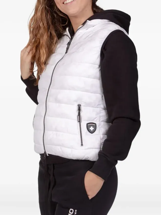 PODHIO PODHIO ロゴパッチ・フード付きジレの商品画像