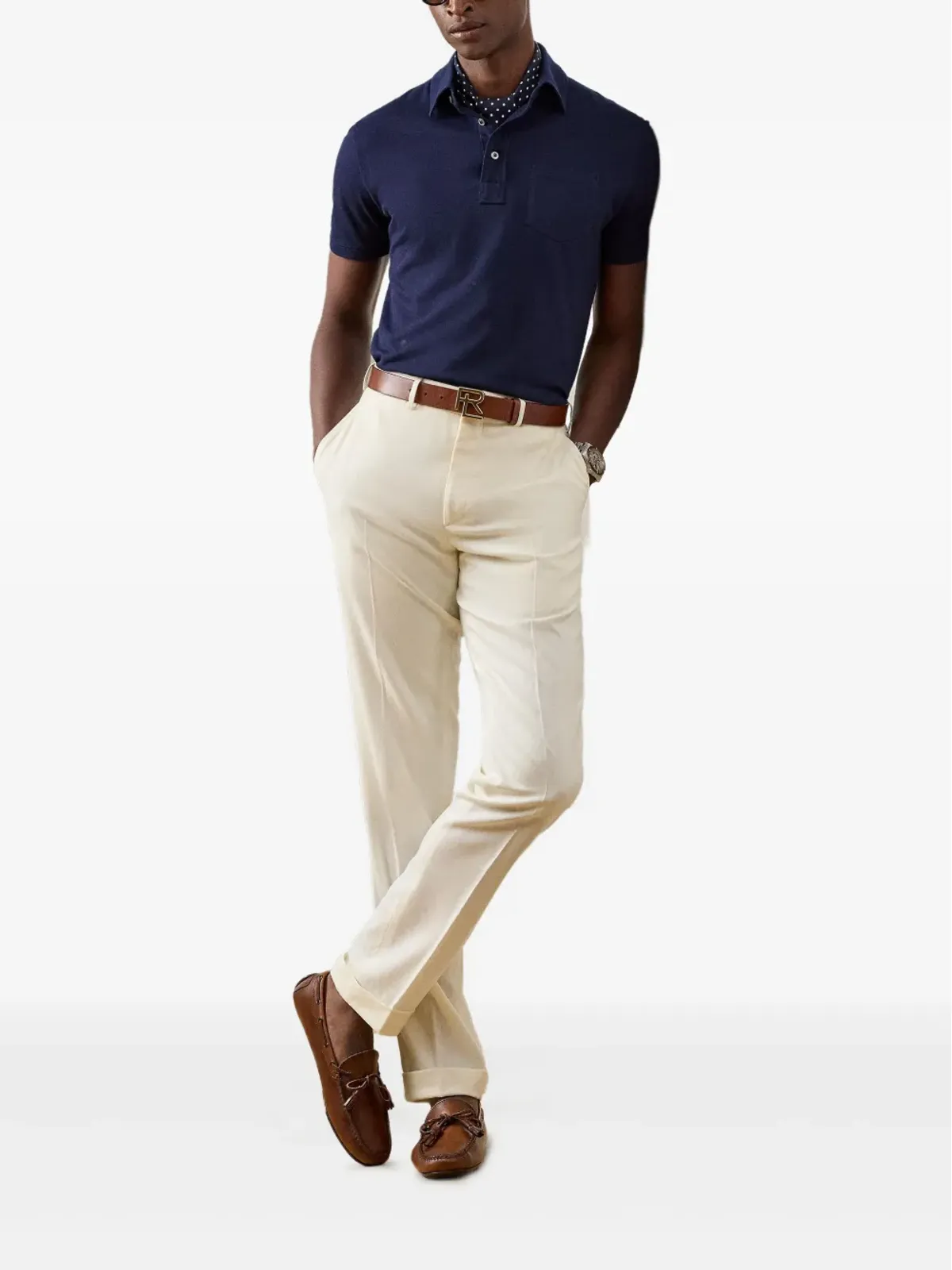 Ralph Lauren Purple Label 半袖ポロシャツ - 画像2