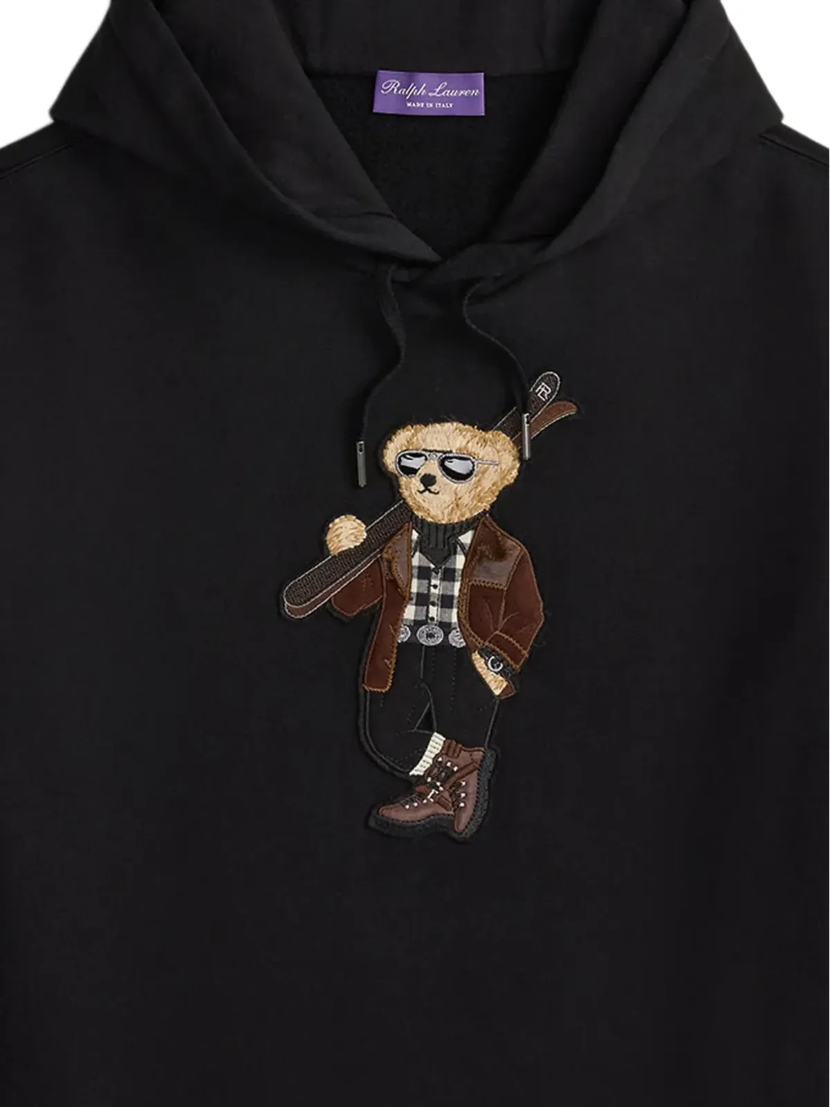Ralph Lauren Purple Label テディベア刺繍フーディー - 画像2