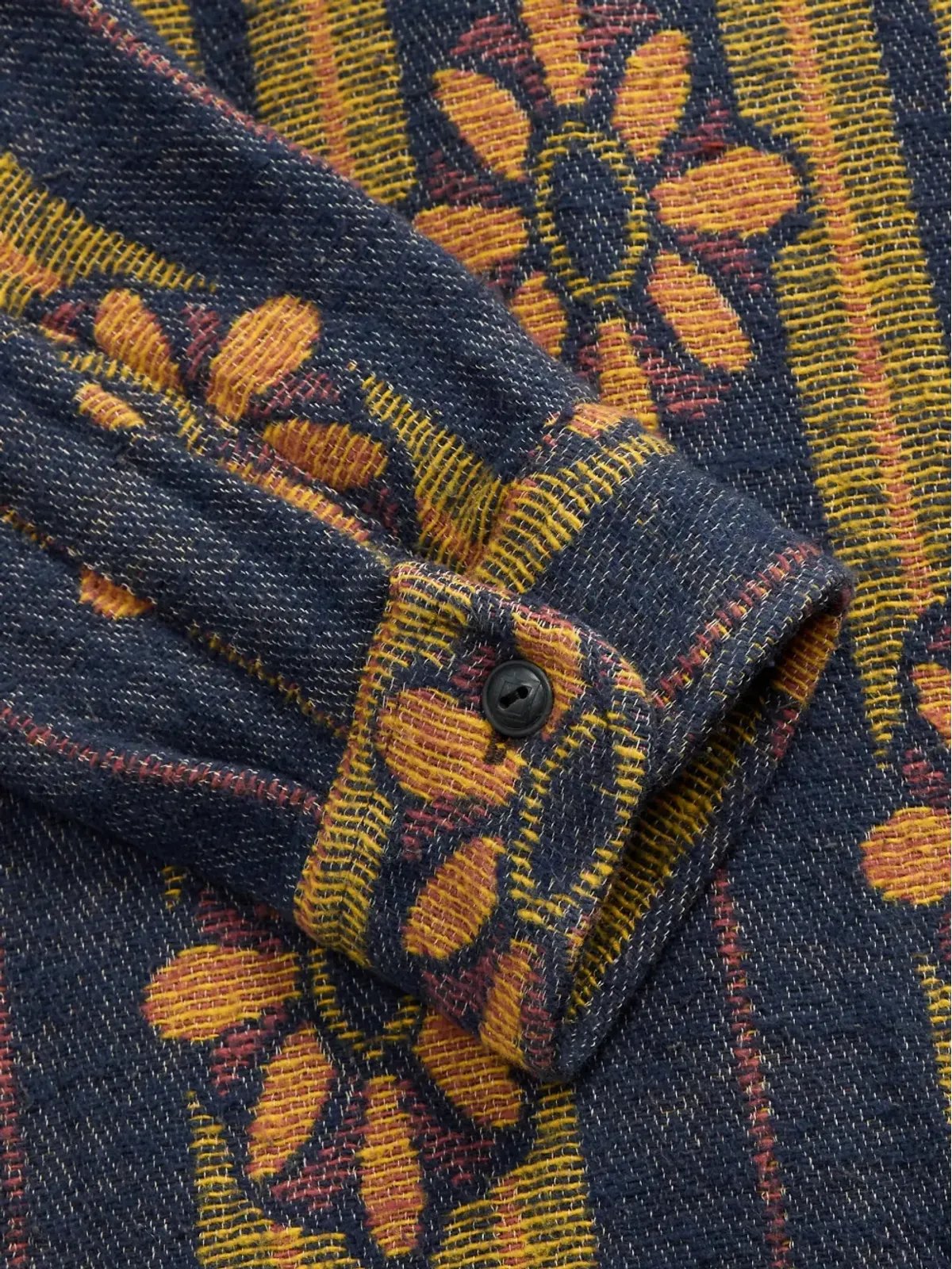Ralph Lauren RRL Matlock花柄ジャカード ボタンアップシャツ - 画像5