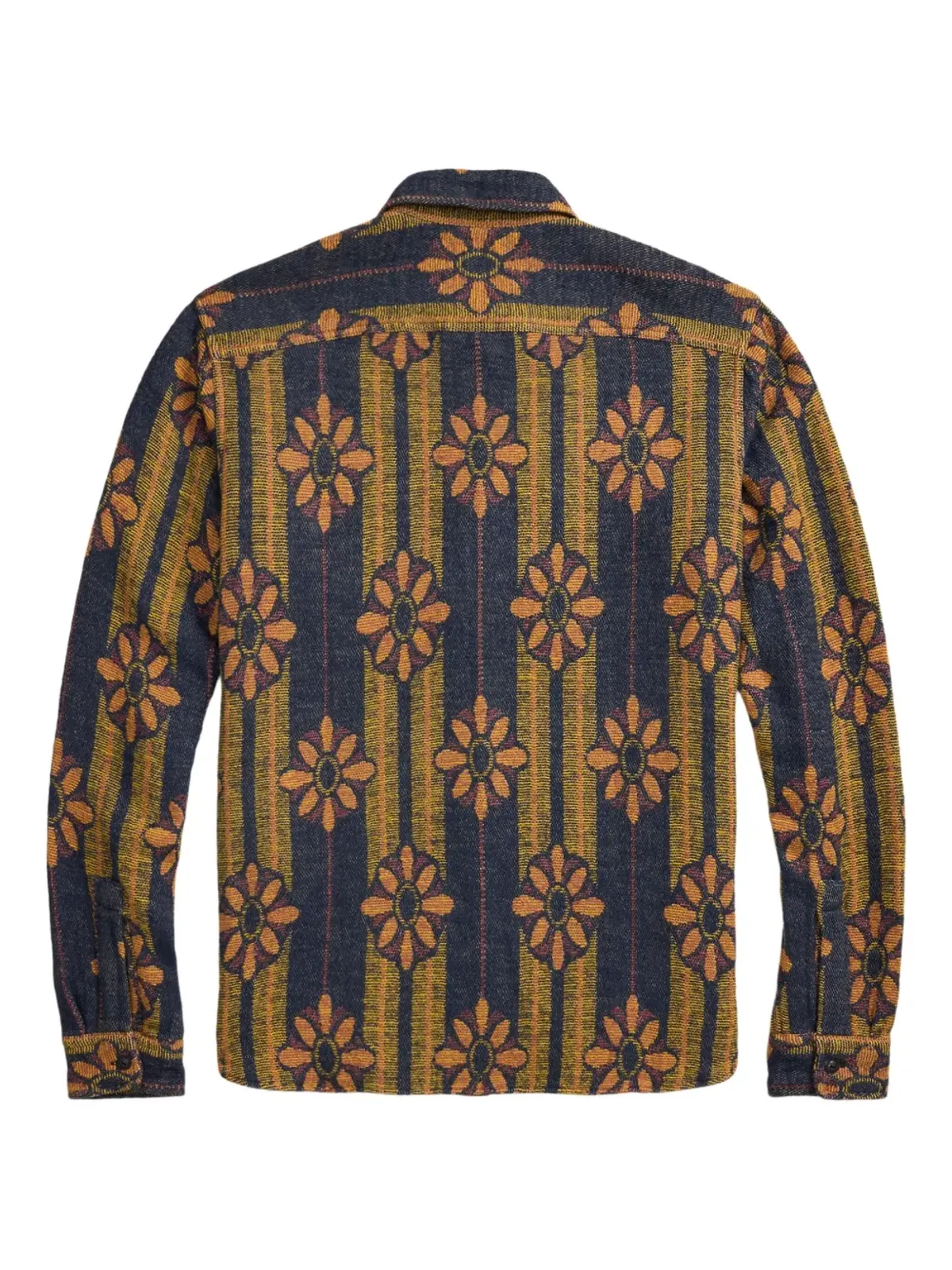Ralph Lauren RRL Matlock花柄ジャカード ボタンアップシャツ - 画像2