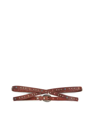 Ralph Lauren RRL ルナスタッド付きレザーベルト - サムネイル2