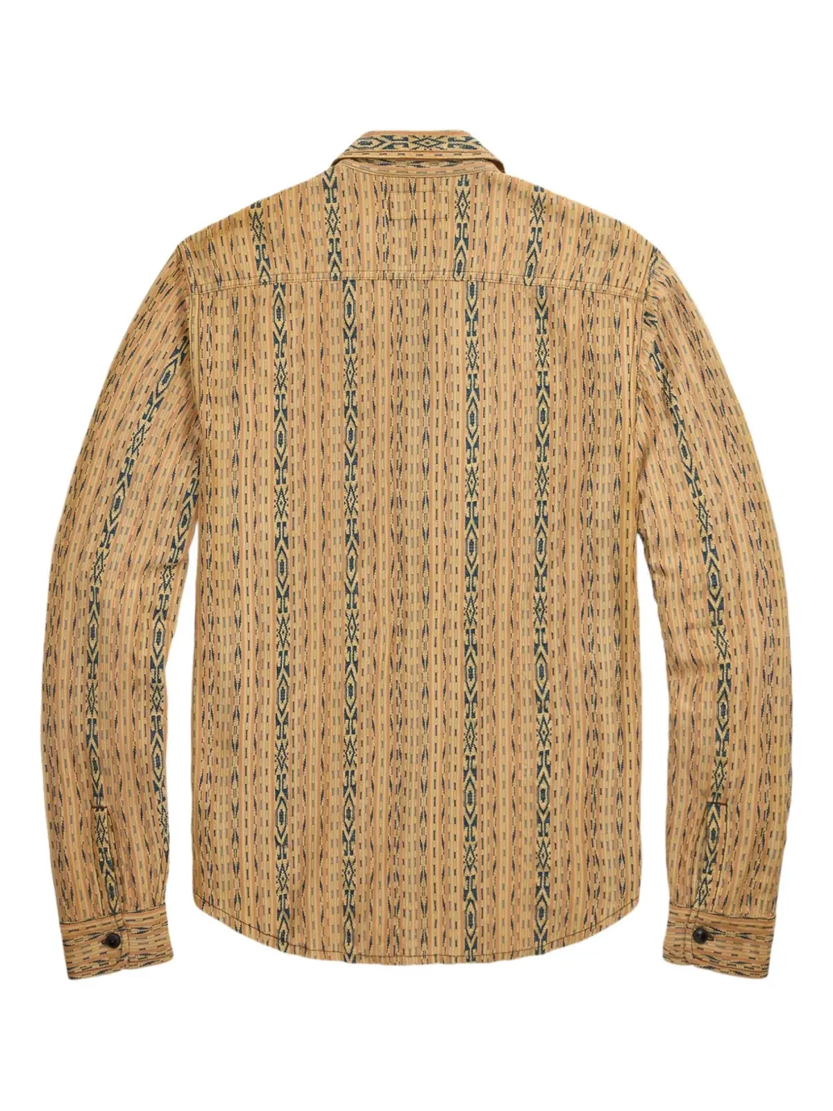 Ralph Lauren RRL 幾何学柄コットンシャツ - Yellow - 画像2