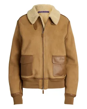 Ralph Lauren Collection シアーリングカラー ボンバー ジャケット - サムネイル1