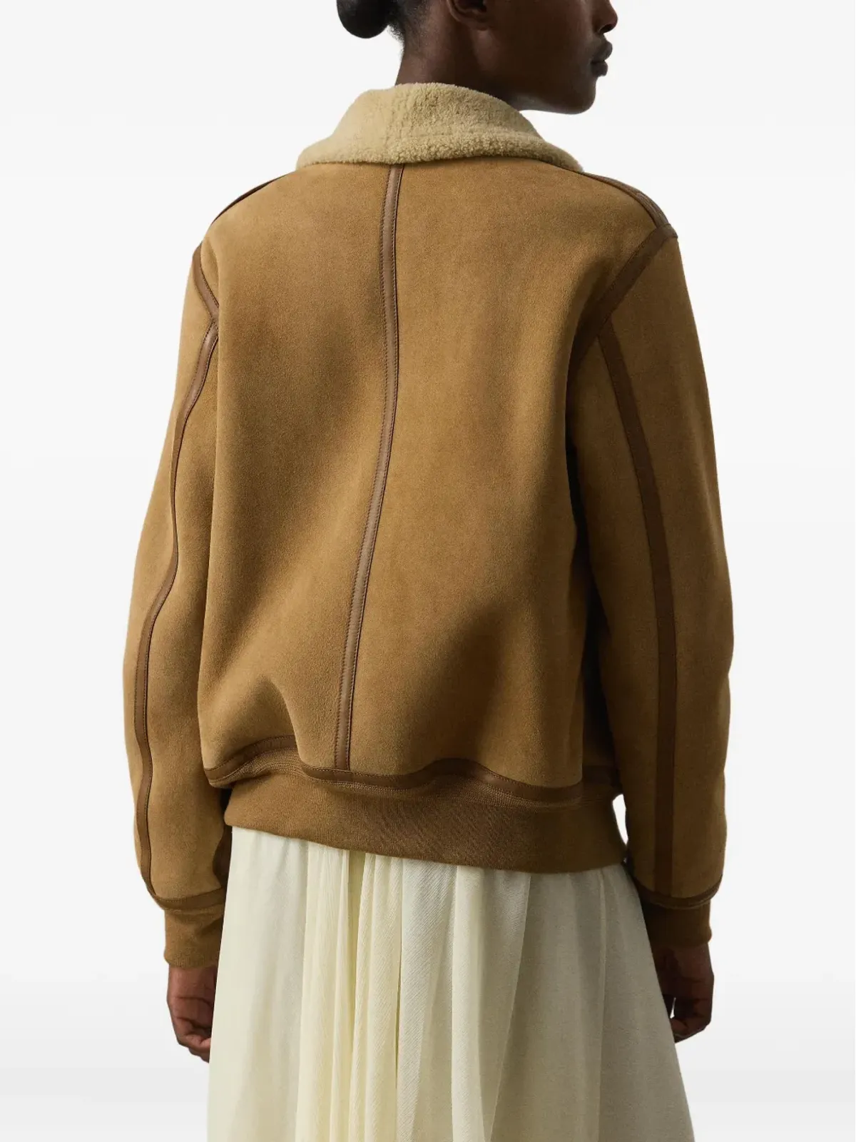 Ralph Lauren Collection シアーリングカラー ボンバー ジャケット - 画像4