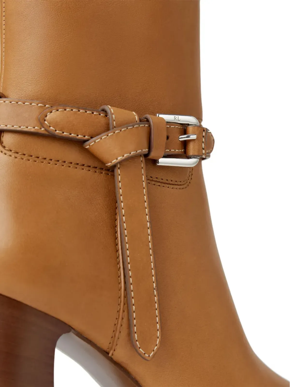Ralph Lauren Collection Donnely バックルディテール アンクルブーツ - 画像5