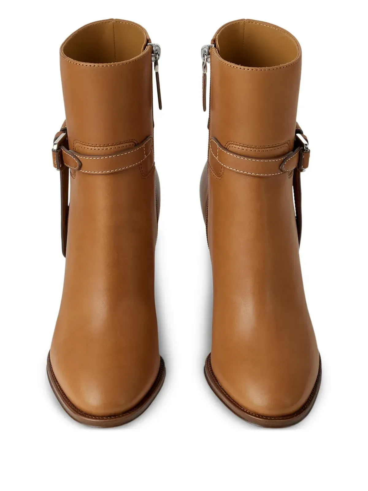 Ralph Lauren Collection Donnely バックルディテール アンクルブーツ - 画像3