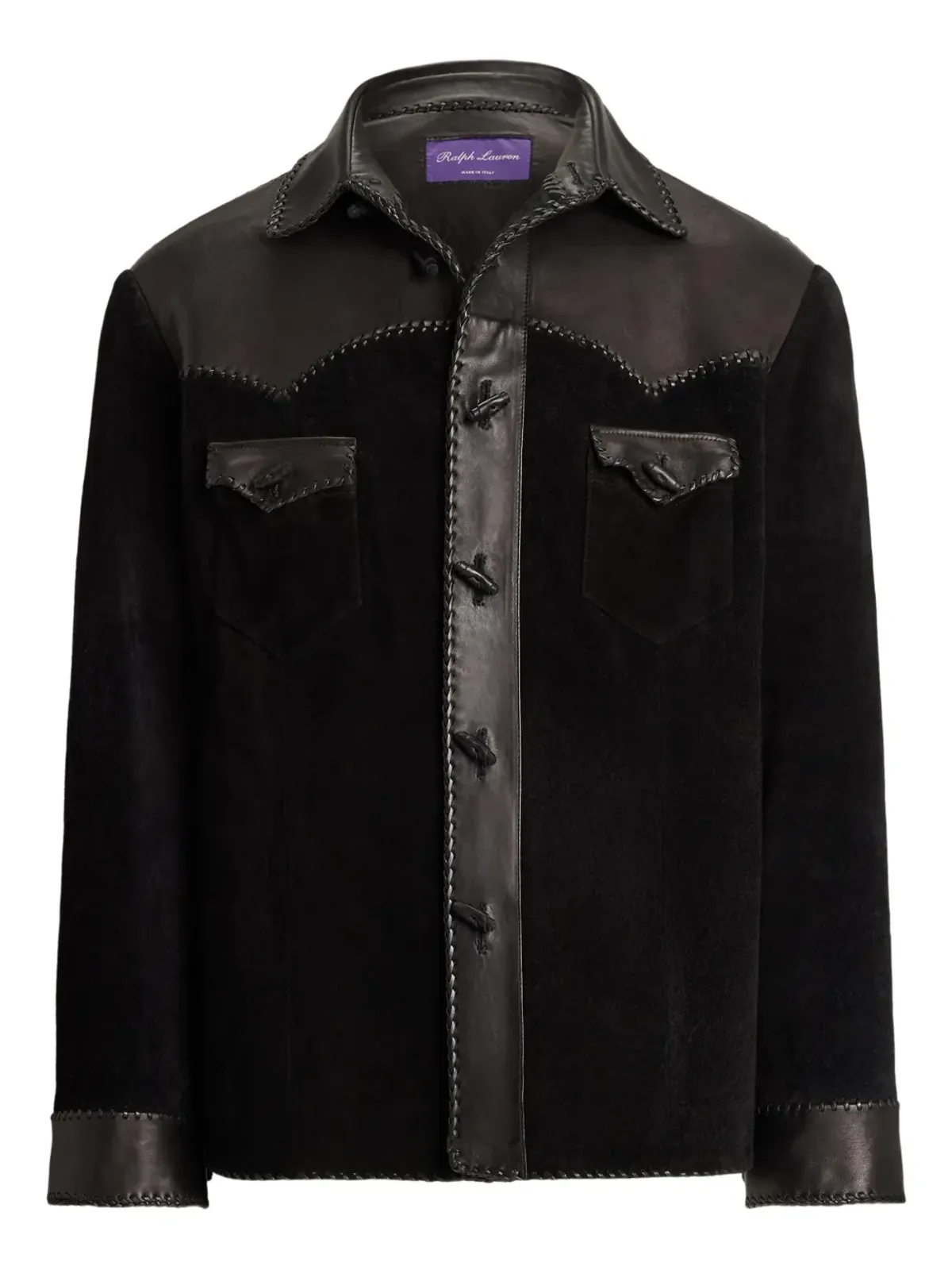 Ralph Lauren Purple Label スエードシャツジャケット - 画像1