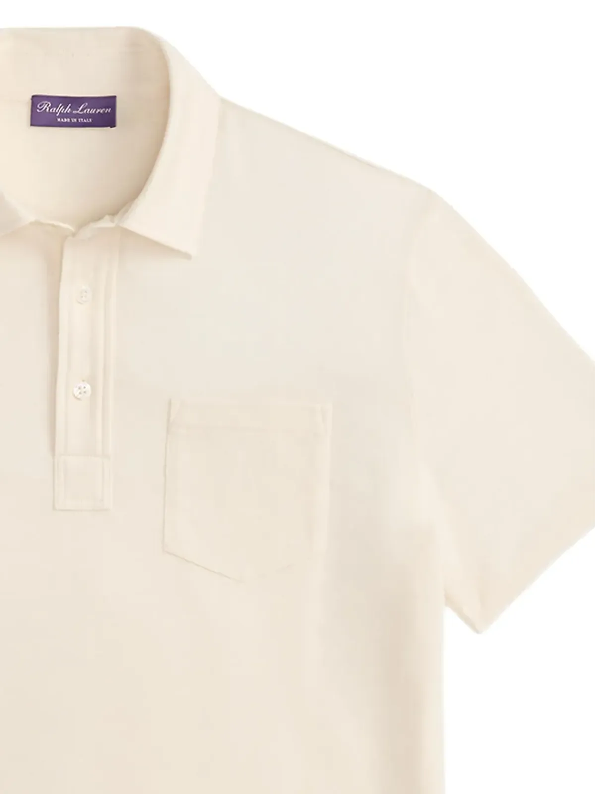 Ralph Lauren Purple Label チェストポケット付き半袖ポロシャツ - 画像2
