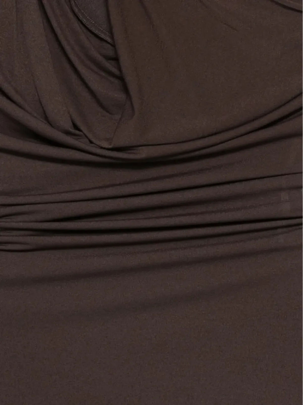 Rick Owens Lilies ドレープ入りのワンショルダードレス - 画像3