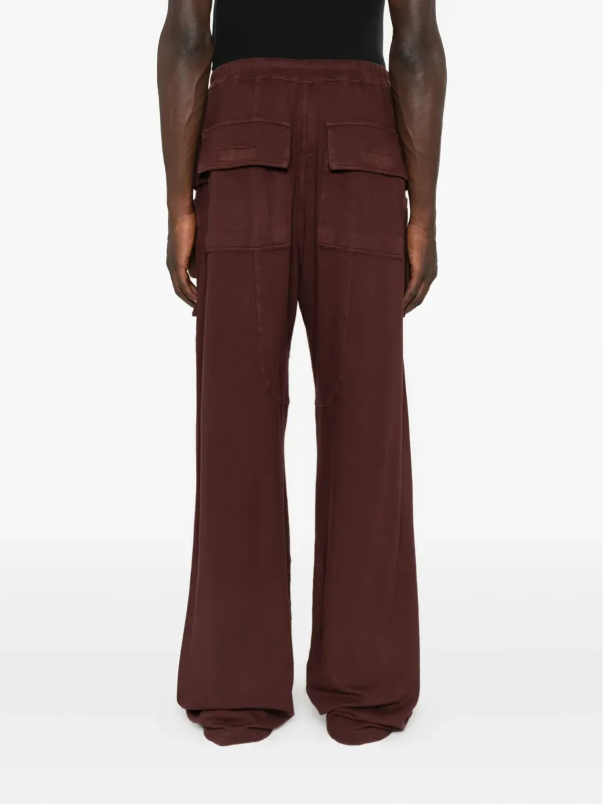 Rick Owens DRKSHDW Creatch カーゴポケット付きドローストリングパンツ - レッド - 画像4