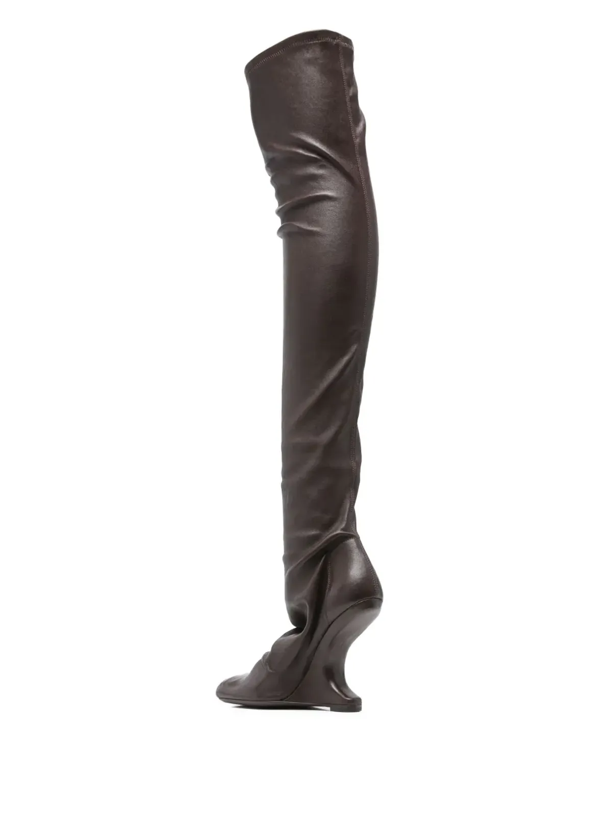 Rick Owens Lilies オーバー・ザ・ニー・ブーツ（スカルプドヒール） - 画像3