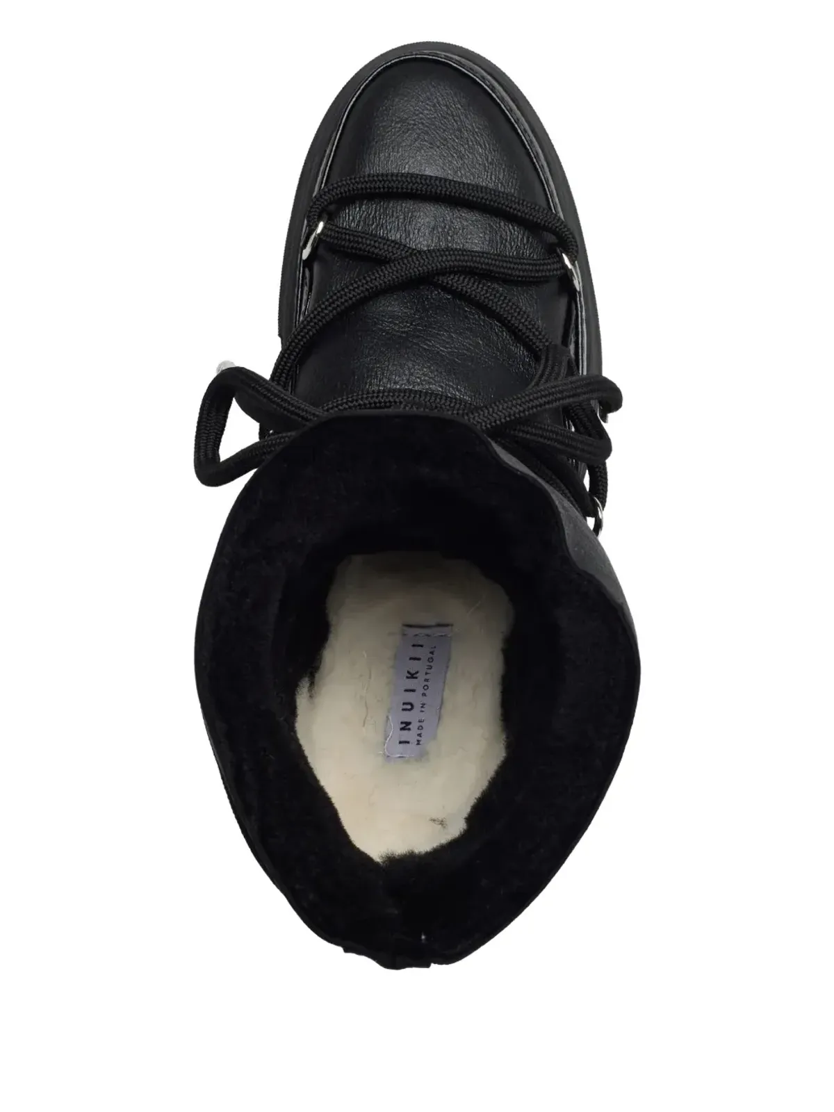 Inuikii Classic patent leather lace-up sneakers - Black - 画像3