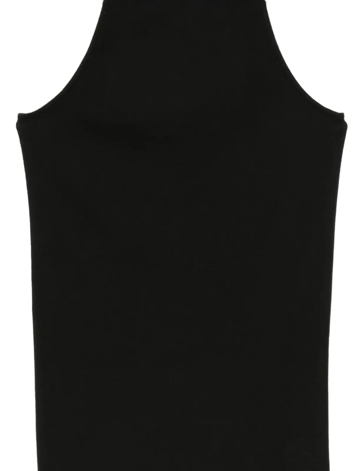 Rick Owens DRKSHDW リブ編みニット アシンメトリックトップ - 画像3