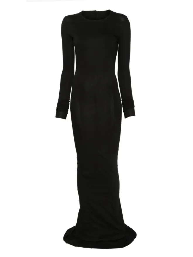 Rick Owens DRKSHDW Rick Owens DRKSHDW ロングスリーブ マキシドレスの商品画像