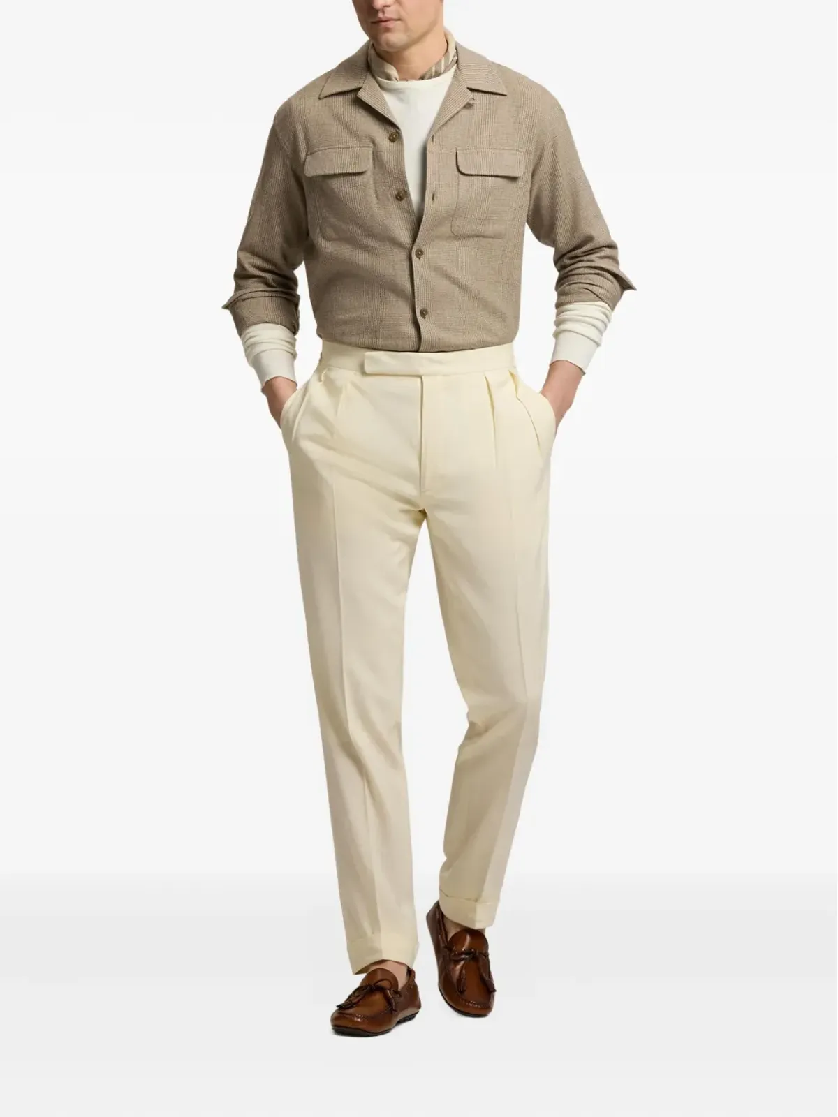 Ralph Lauren Purple Label チェック柄シャツ - 画像2