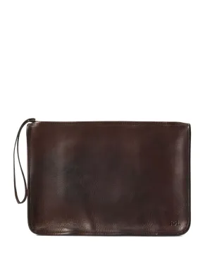 Ralph Lauren RRL レザー クラッチバッグ - ブラウン - サムネイル1