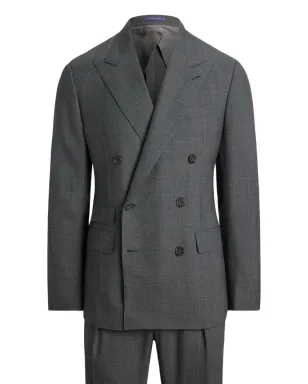 Ralph Lauren Purple Label ダブルブレスト テーラードブレザー グレー - サムネイル1