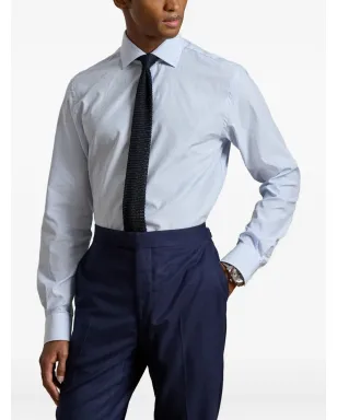 Ralph Lauren Purple Label ストライプ長袖コットンシャツ - サムネイル3