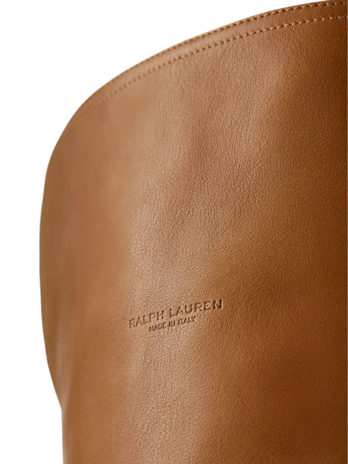 Ralph Lauren Collection Barnet leather knee-high boots - Brown - 画像5