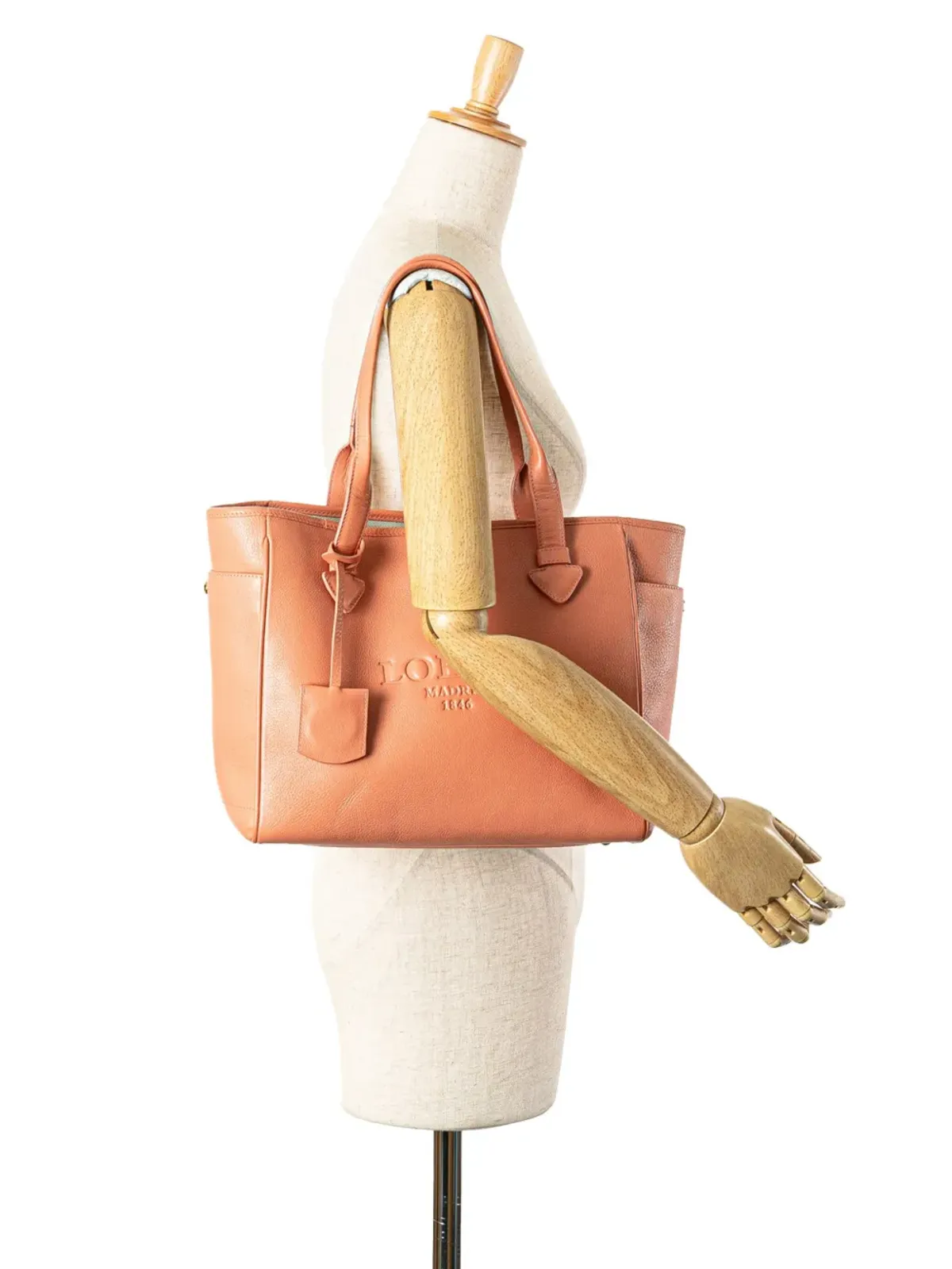 Loewe Pre-Owned レザー ヘリテージ トートバッグ - ピンク - 画像2