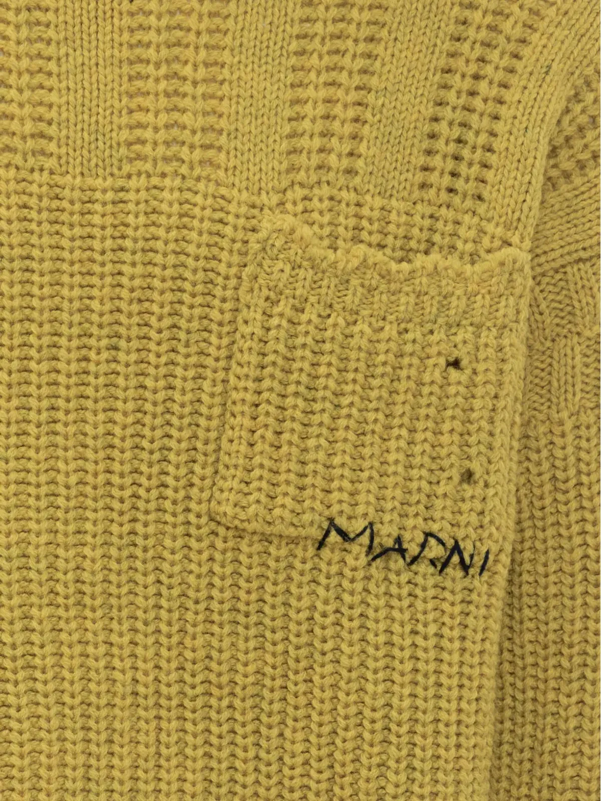 Marni リブ編みモックネックセーター - 画像4