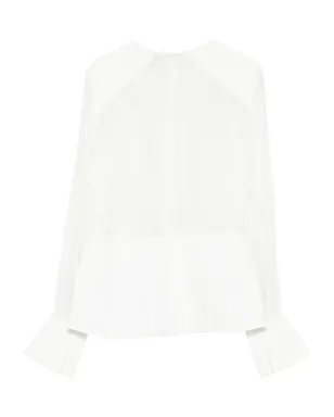 Karl Lagerfeld プリーツディテール長袖トップ - サムネイル2